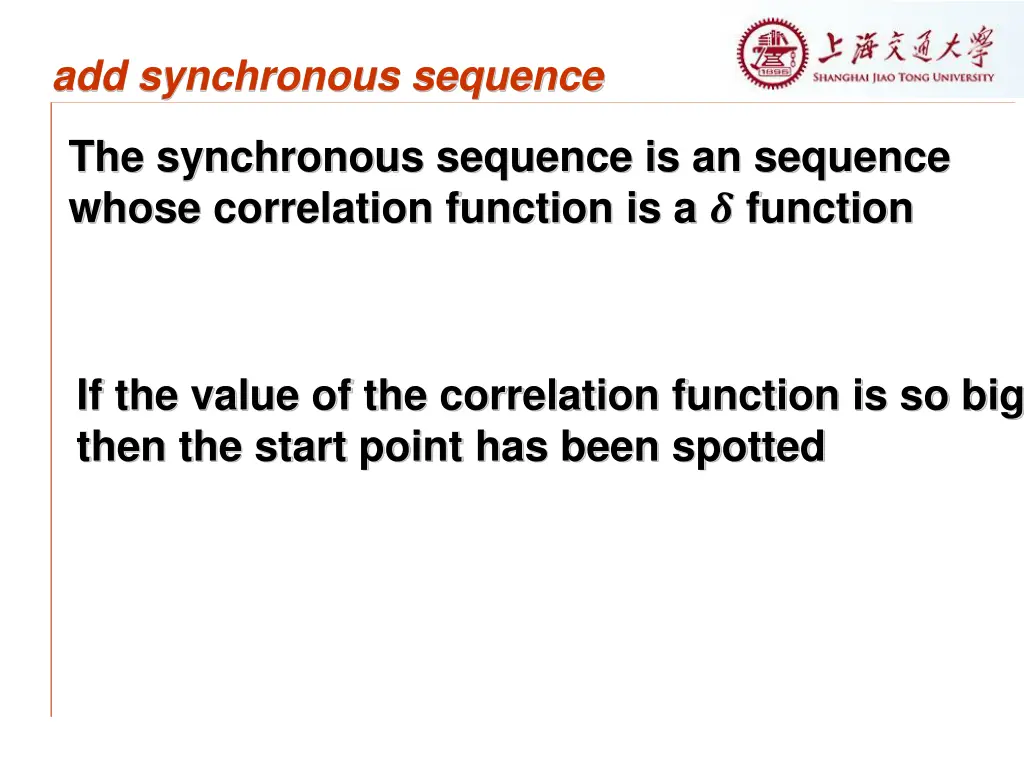 add synchronous sequence