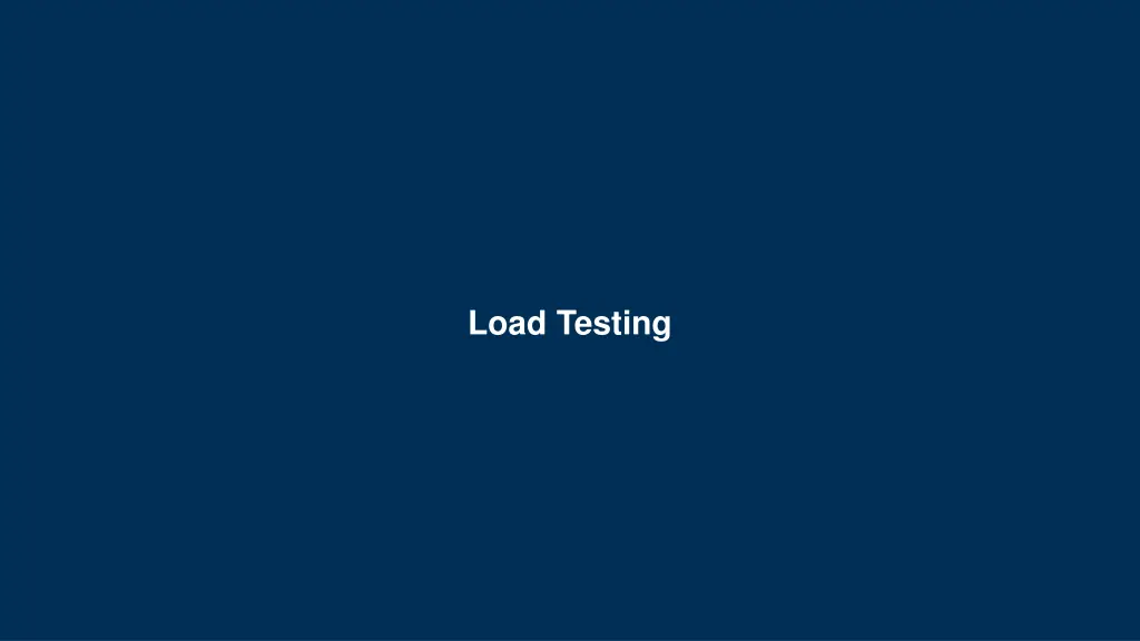 load testing