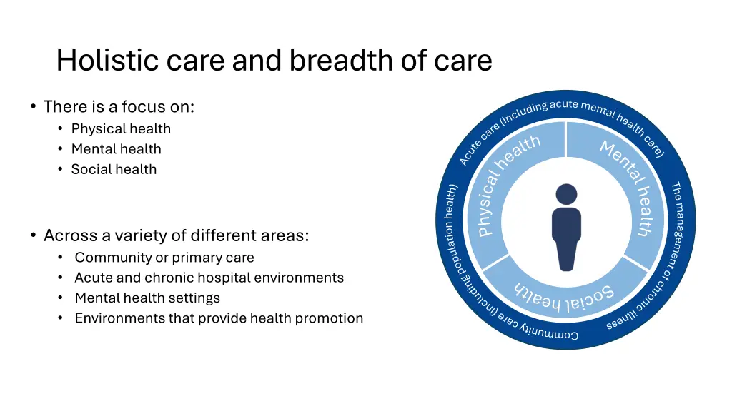 holistic care and breadth of care