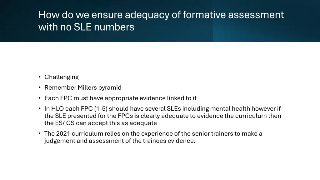 how do we ensure adequacy of formative assessment