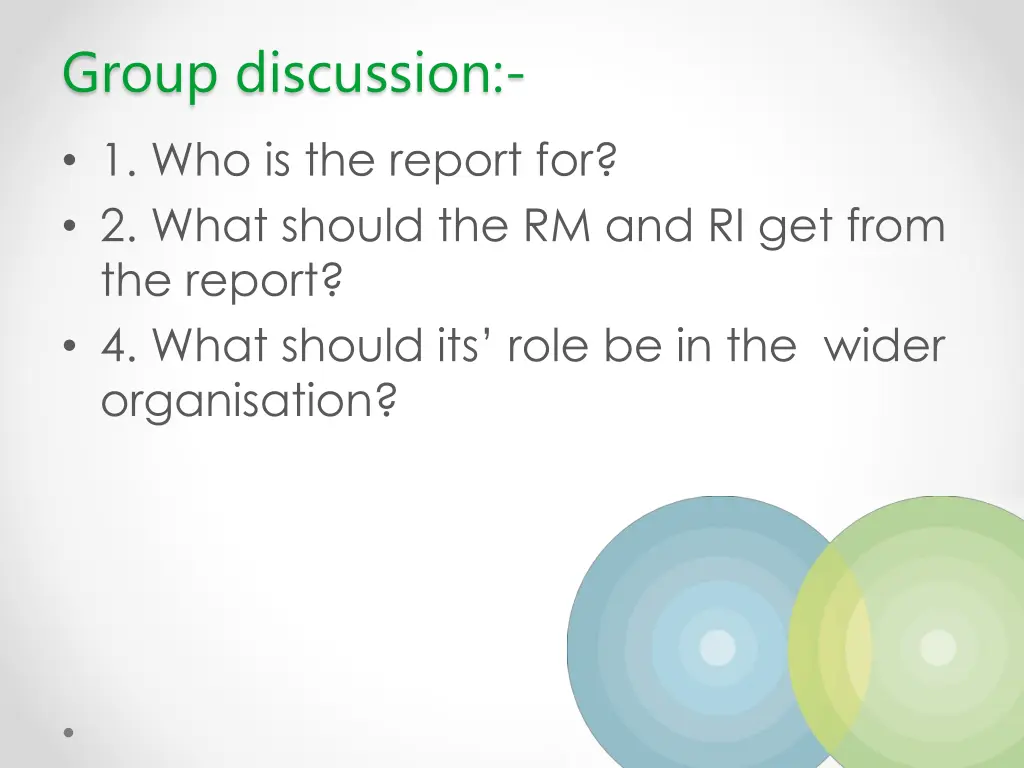 group discussion