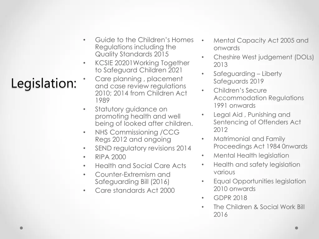 guide to the children s homes regulations