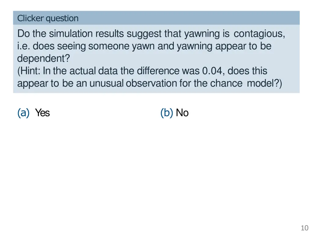 clickerquestion do the simulation results suggest