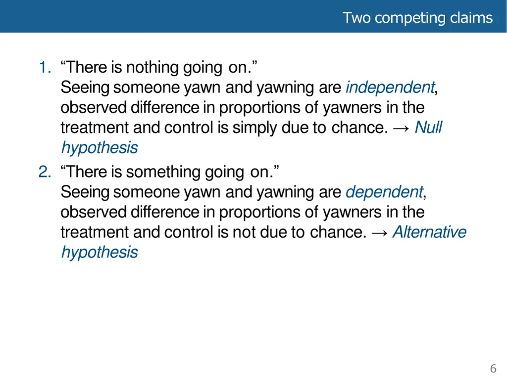 two competing claims 1
