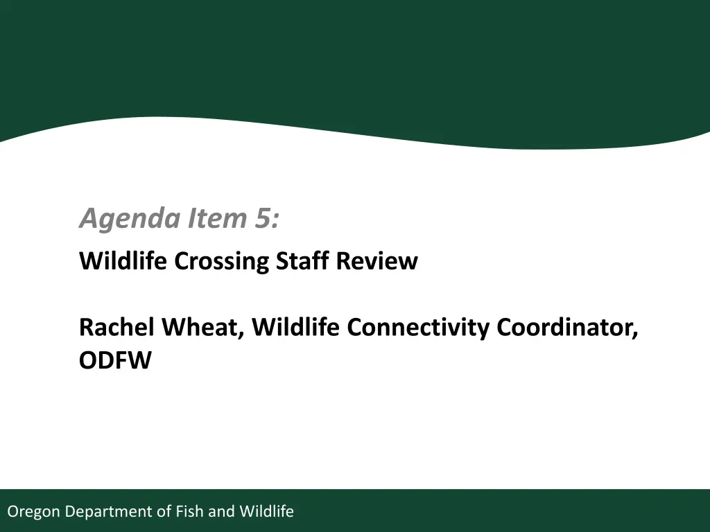 agenda item 5