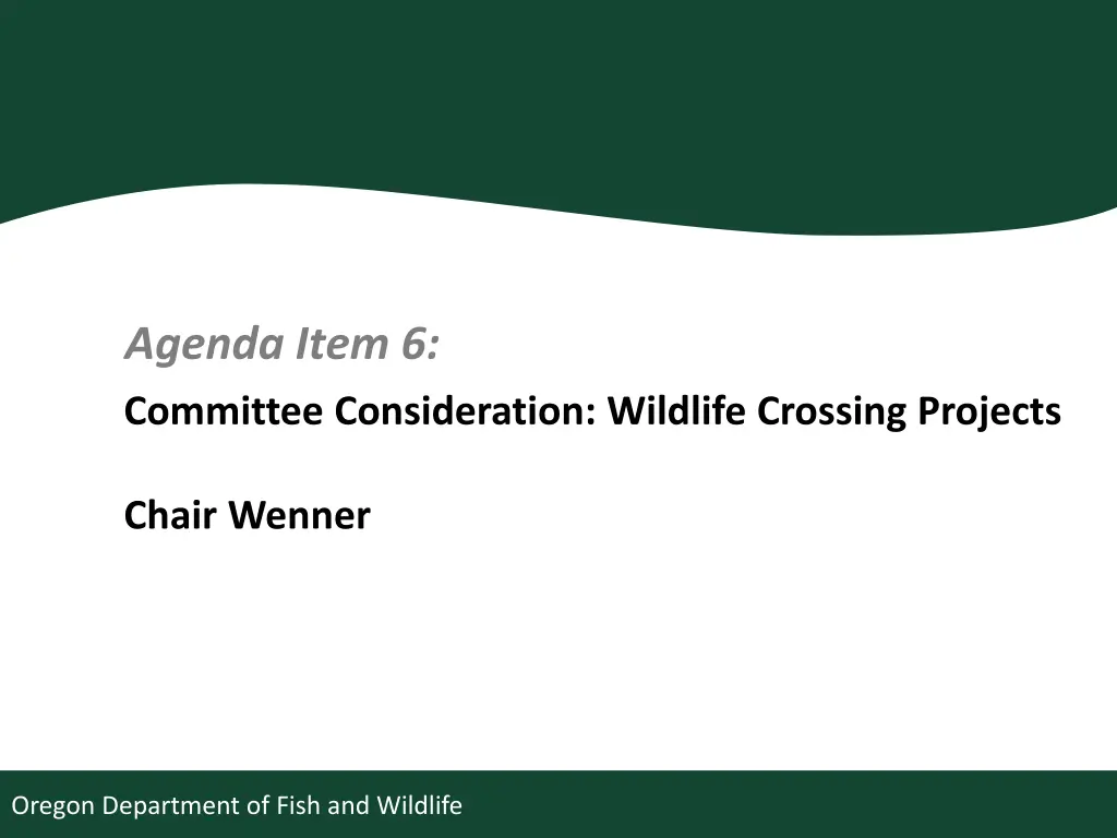 agenda item 6