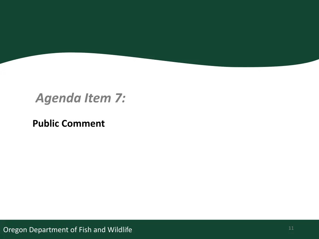 agenda item 7