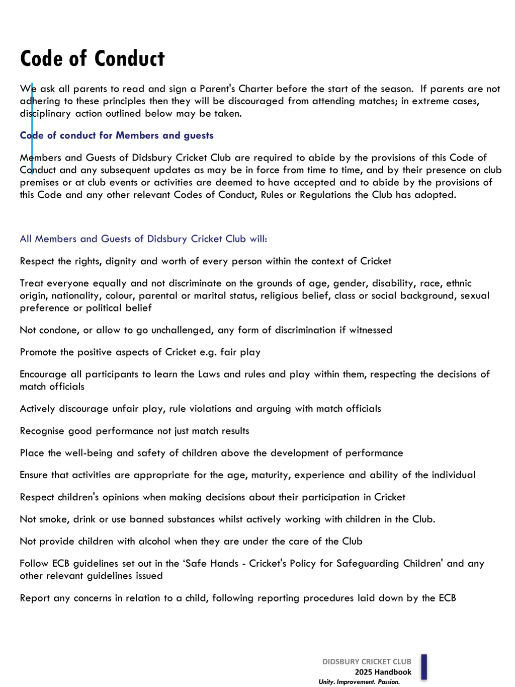 code of conduct