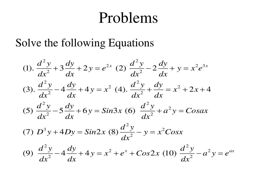 problems