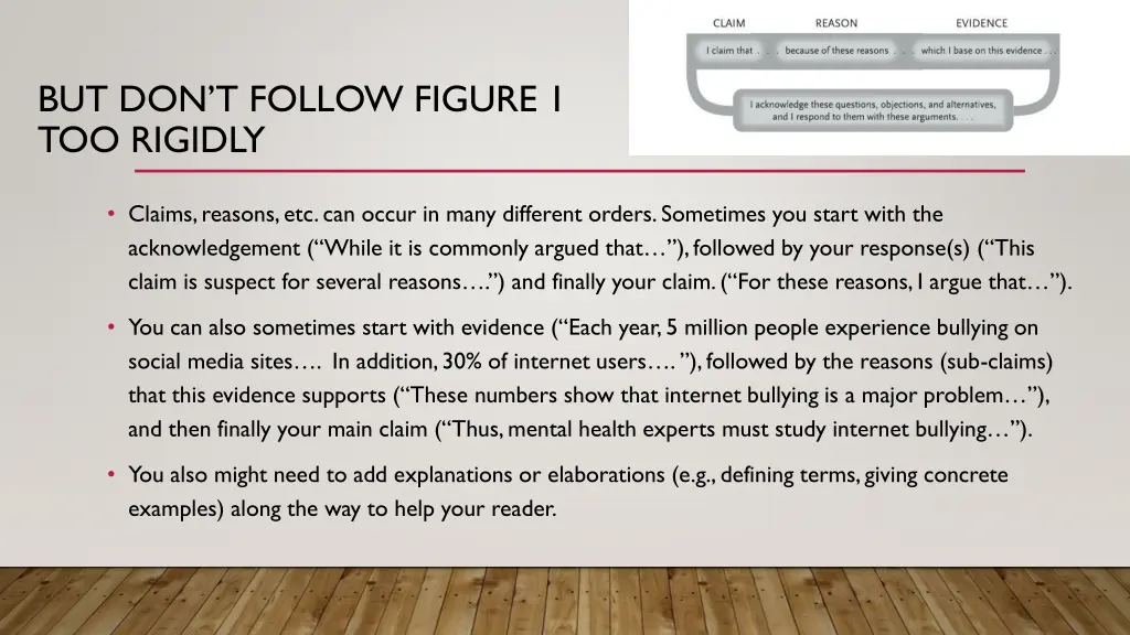 but don t follow figure 1 too rigidly
