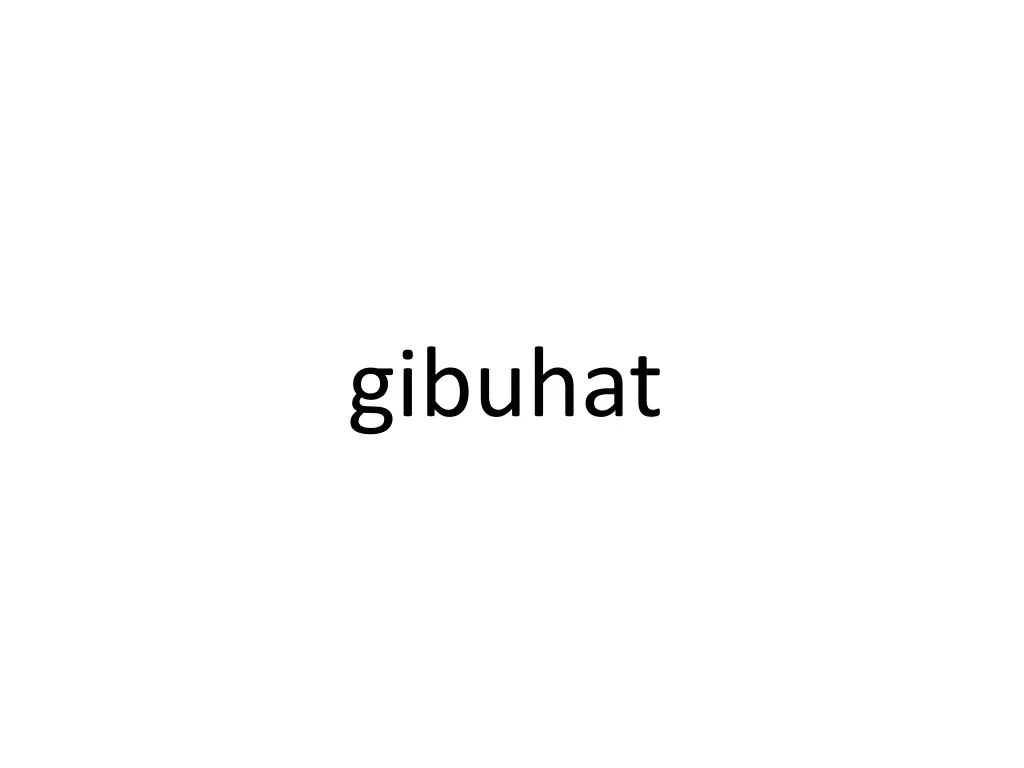 gibuhat