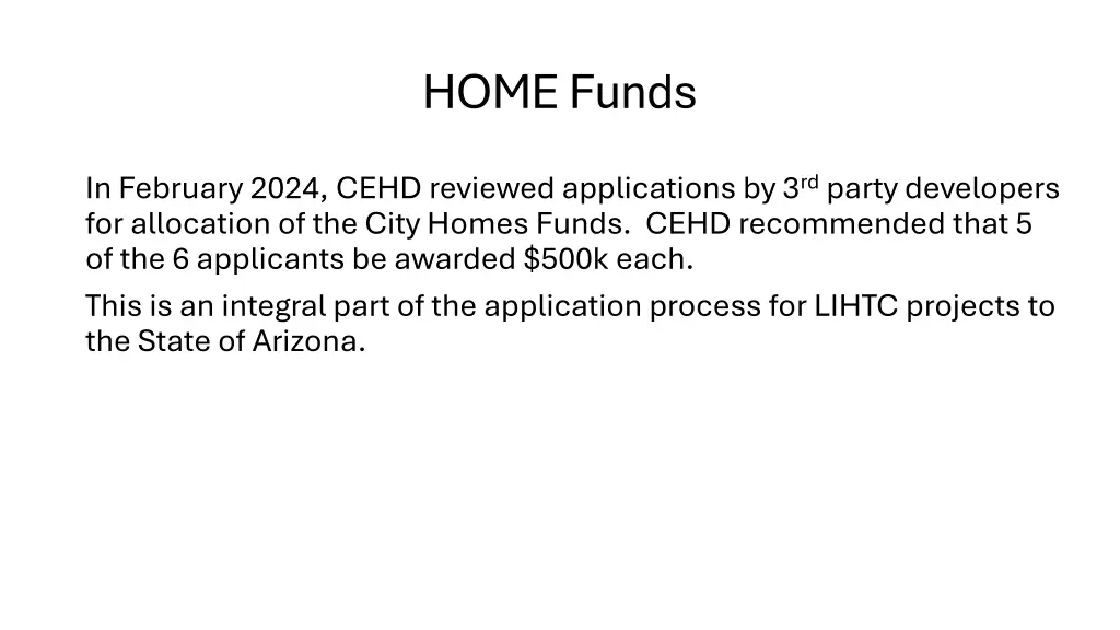 home funds