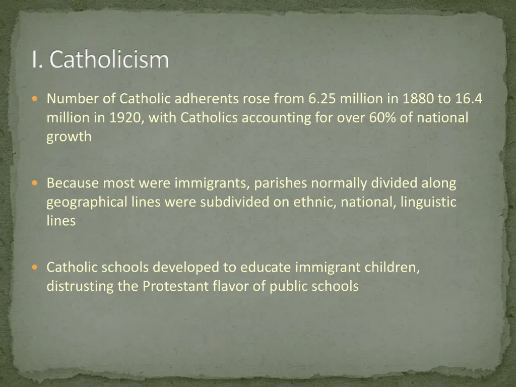 i catholicism