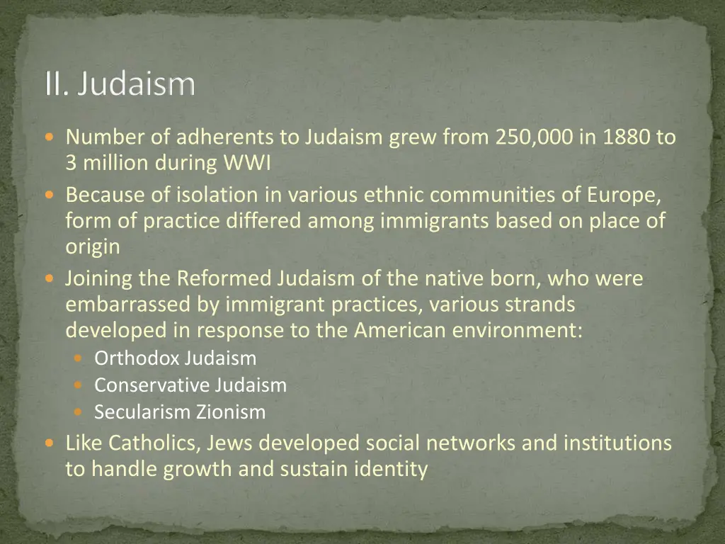 ii judaism