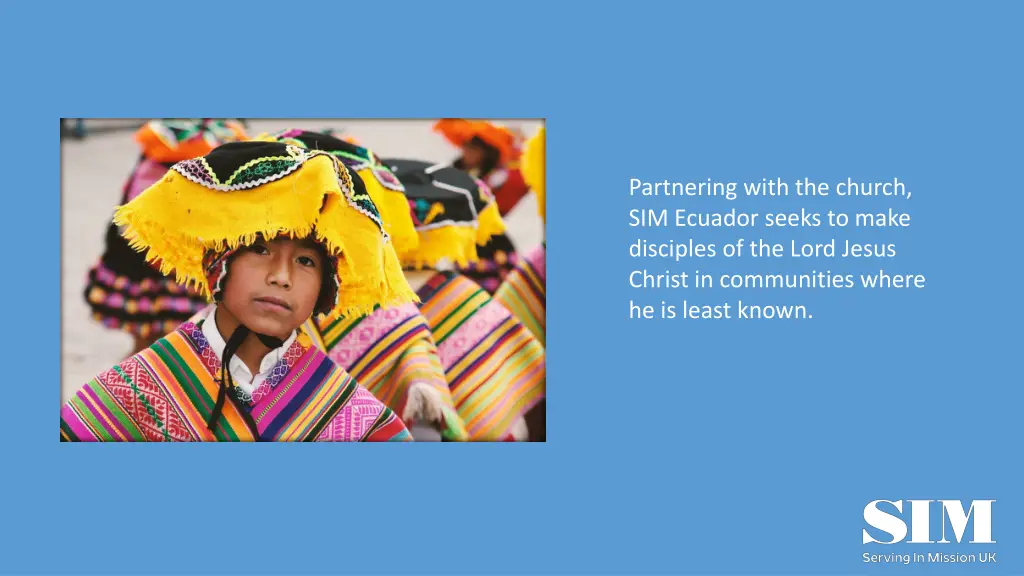 partnering with the church sim ecuador seeks