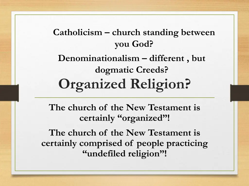 catholicism church standing between