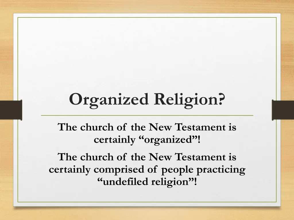 organized religion 1
