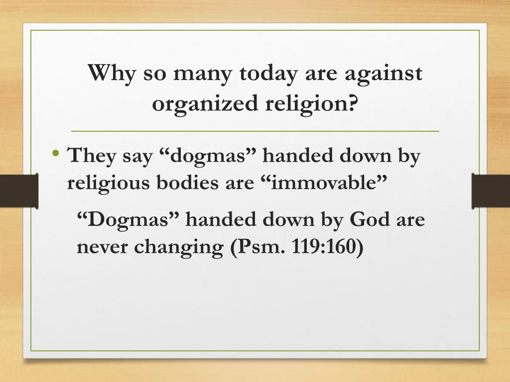 why so many today are against organized religion 4