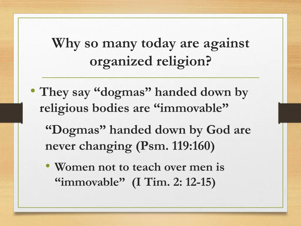 why so many today are against organized religion 5