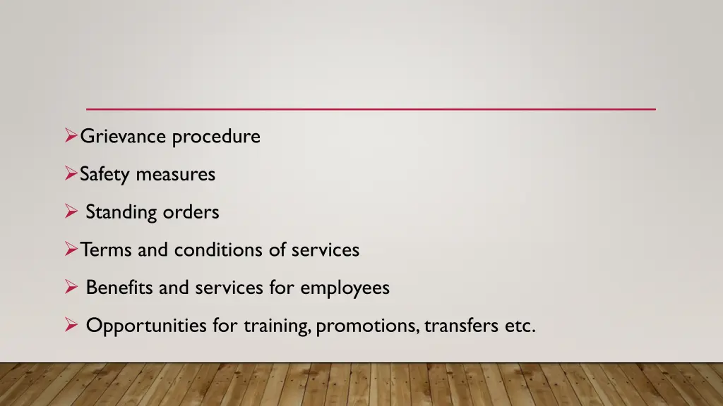 grievance procedure