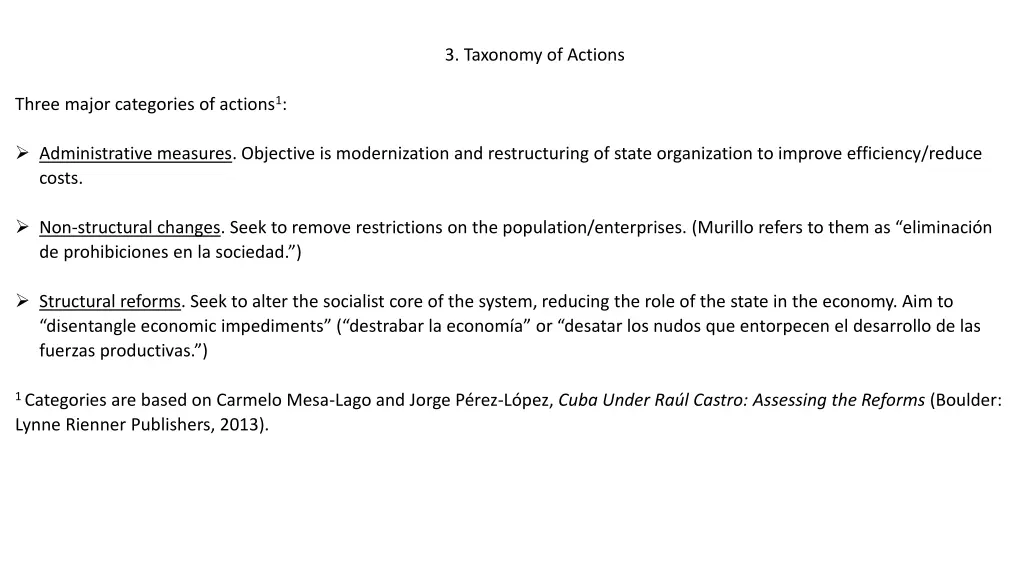 3 taxonomy of actions