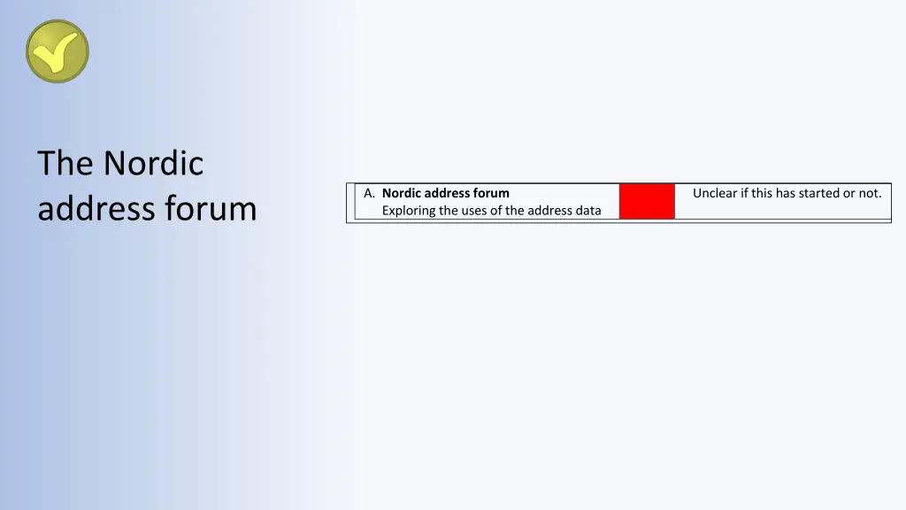 the nordic address forum