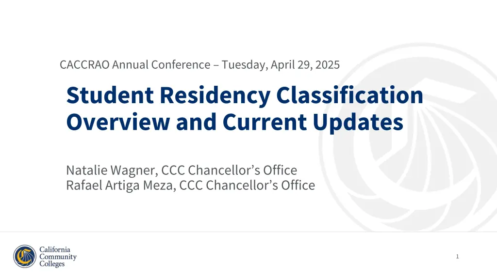 caccrao annual conference tuesday april 29 2025