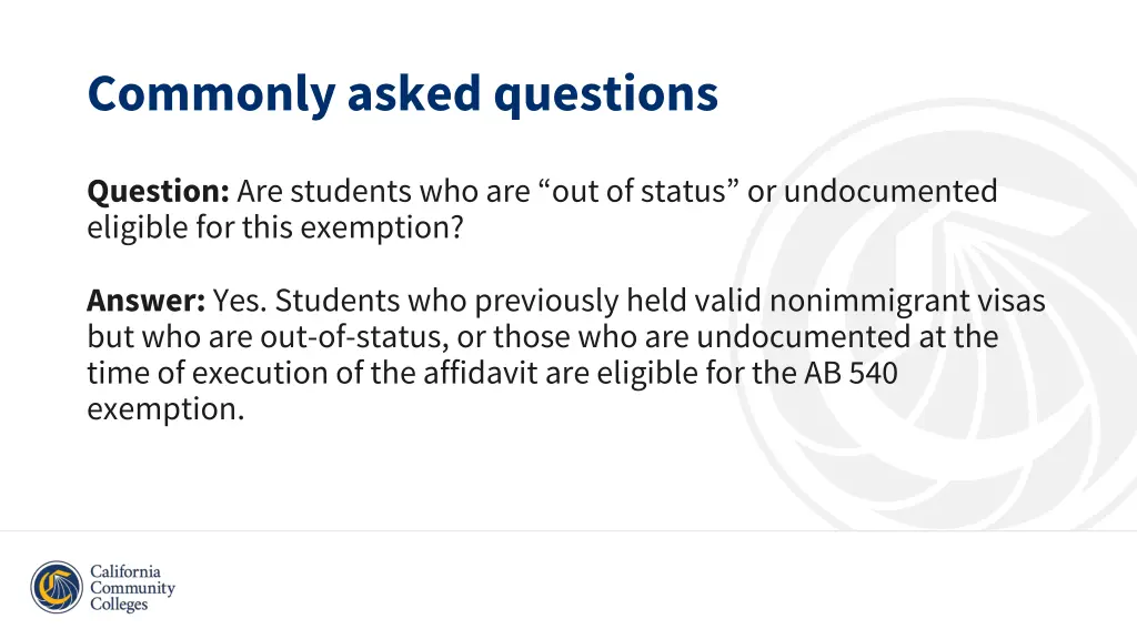 commonly asked questions 2