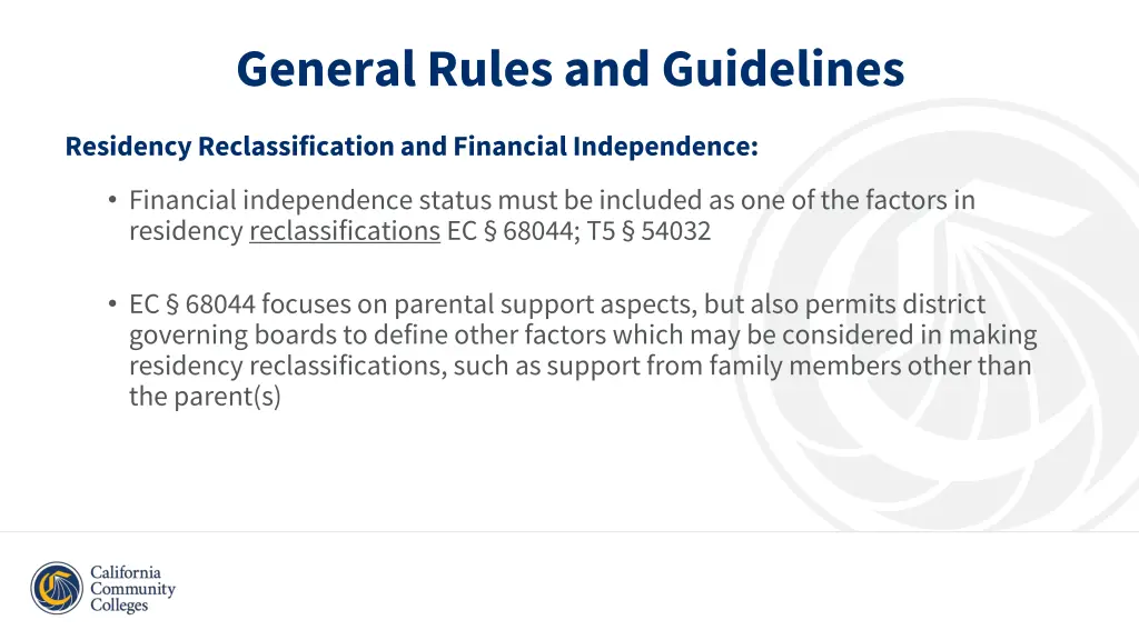 general rules and guidelines 4