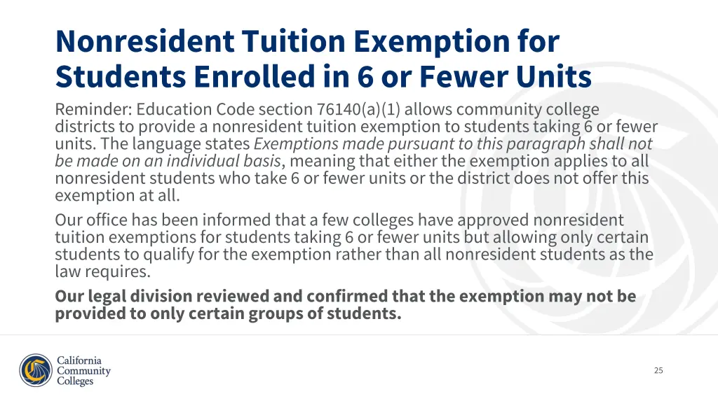 nonresident tuition exemption for students