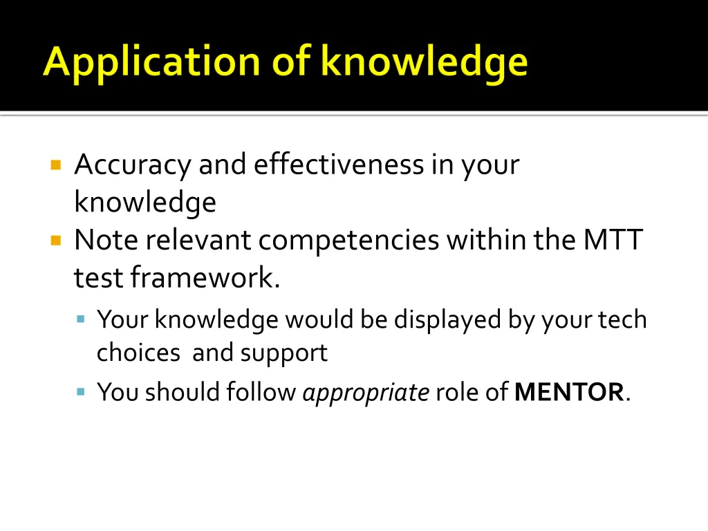 accuracy and effectiveness in your knowledge note