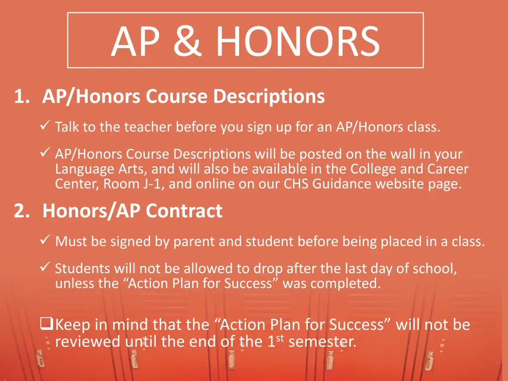 ap honors