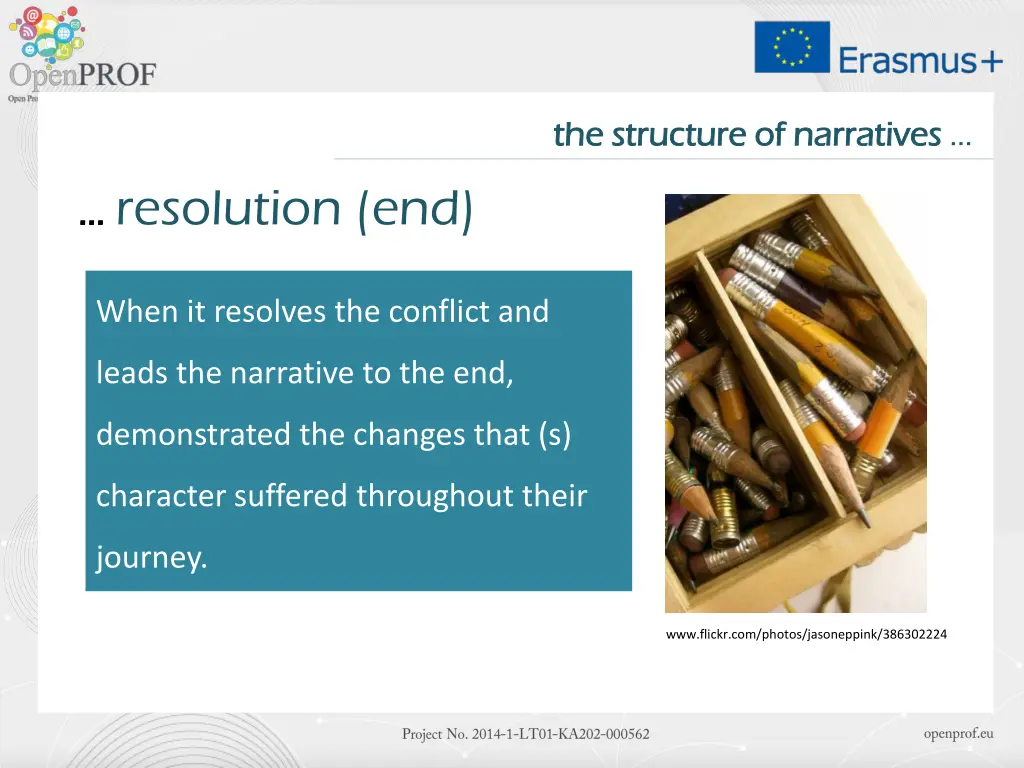the the structure structure of of narratives 3