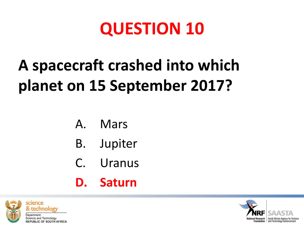 question 10
