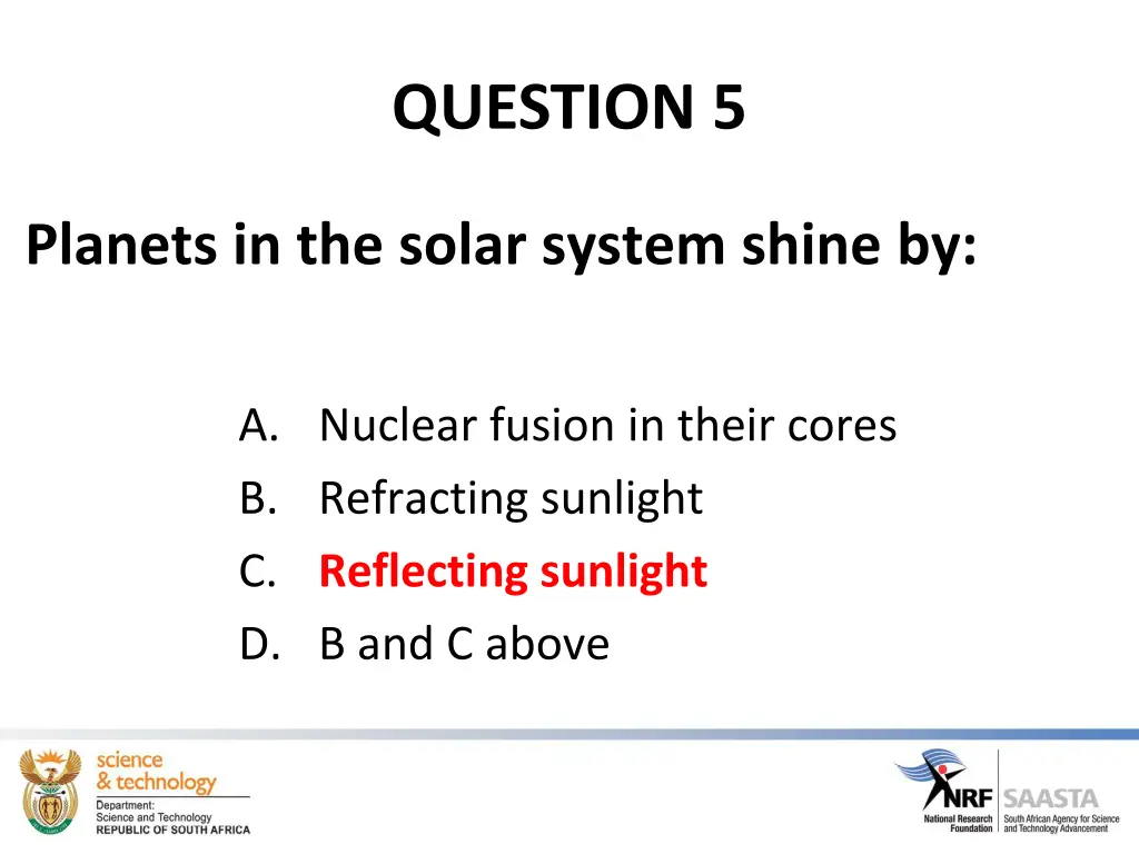 question 5 1