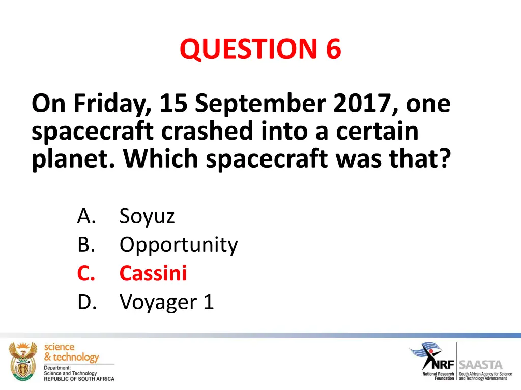 question 6