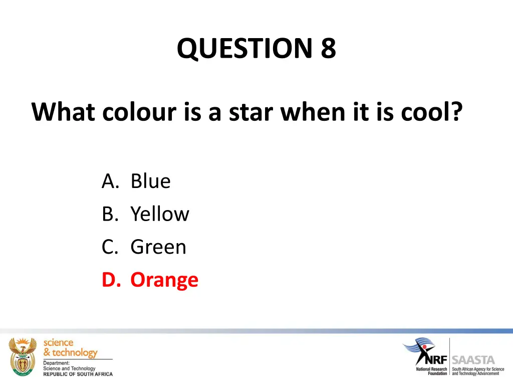 question 8