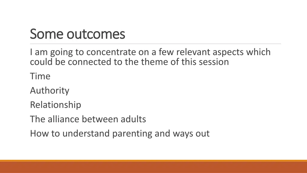 some outcomes some outcomes i am going