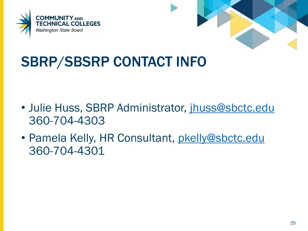 sbrp sbsrp contact info