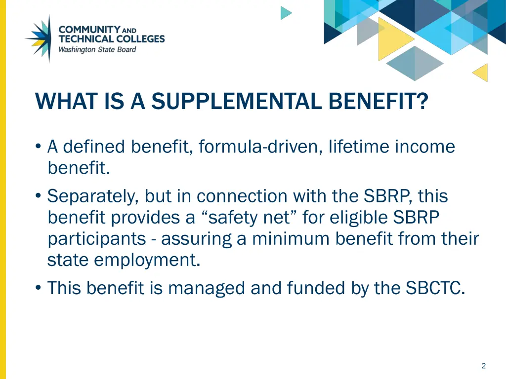 what is a supplemental benefit