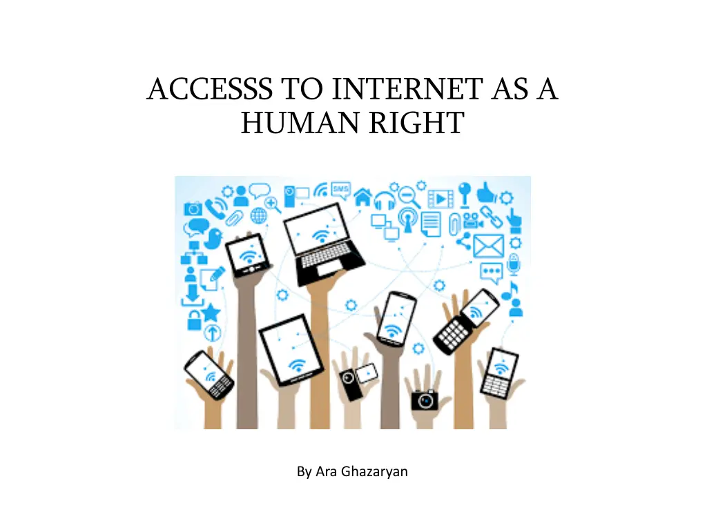 accesss to internet as a human right