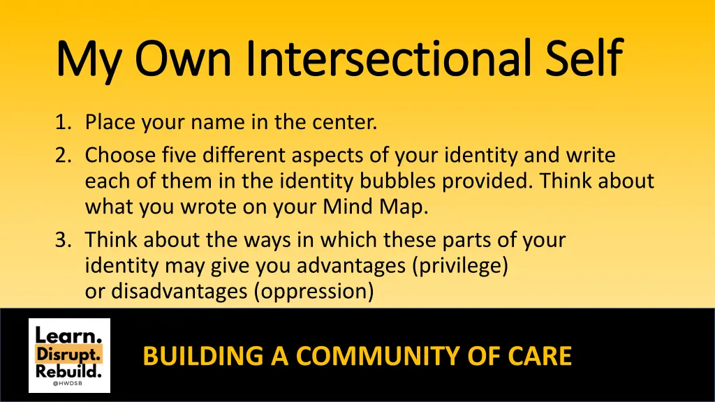 my own intersectional self my own intersectional