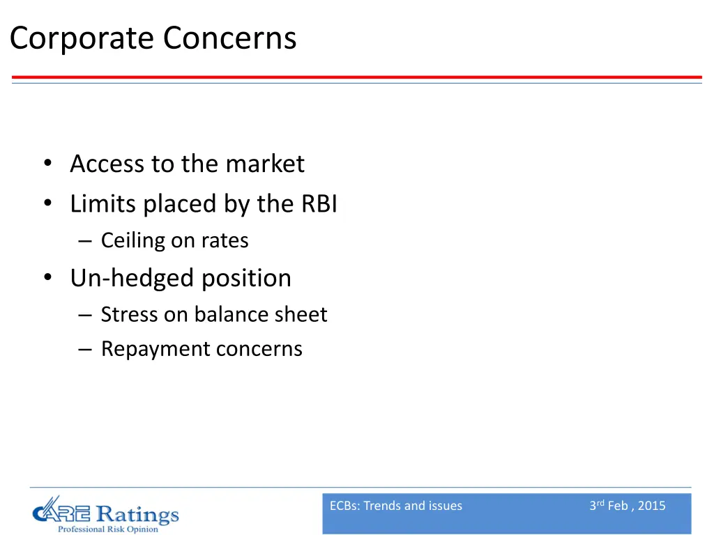 corporate concerns