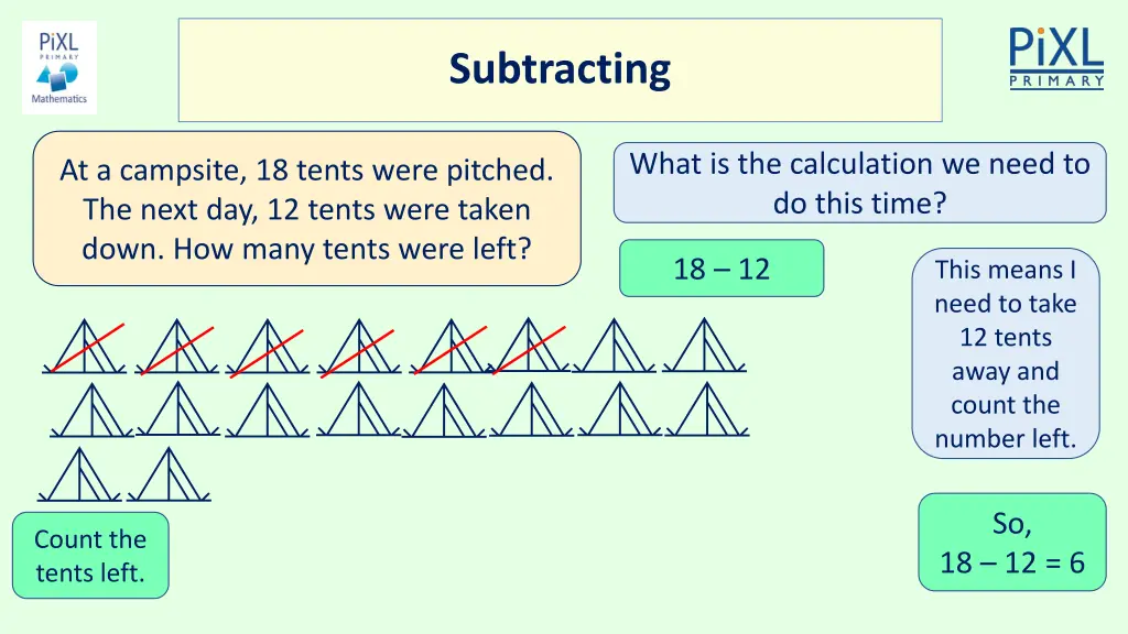 subtracting 1
