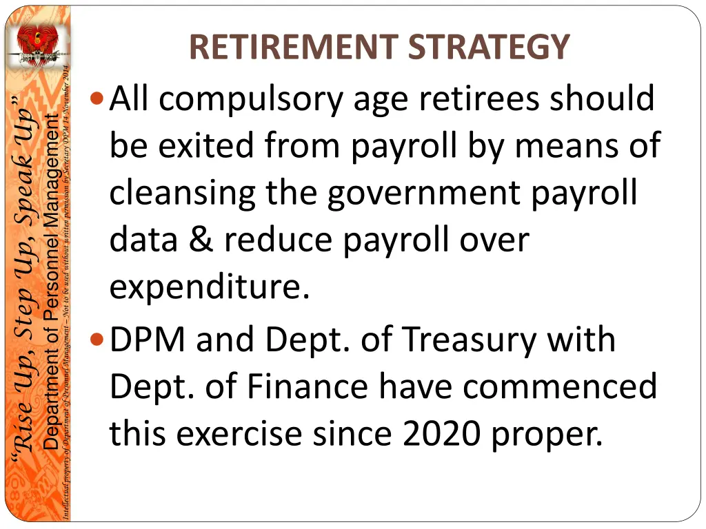 retirement strategy all compulsory age retirees