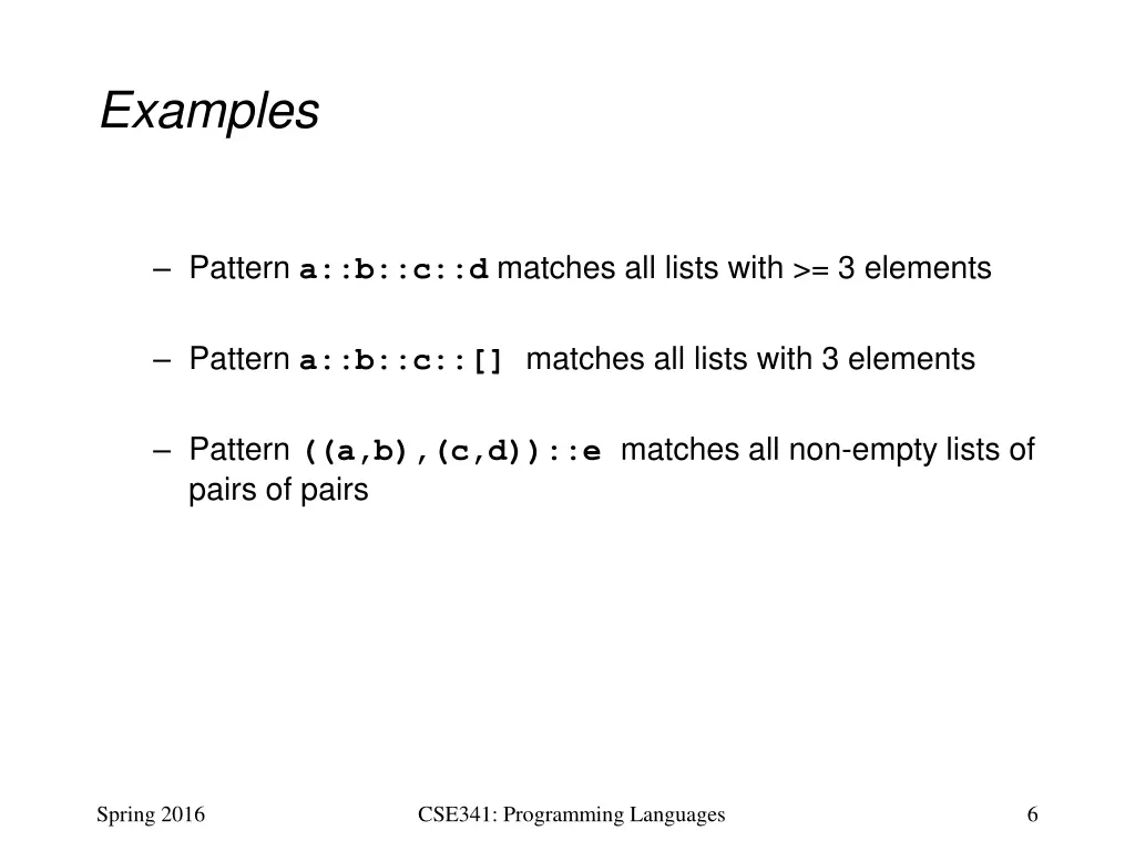 examples