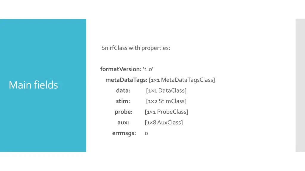 snirfclass with properties