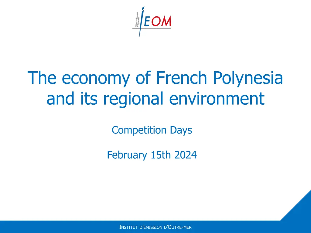 the economy of french polynesia and its regional