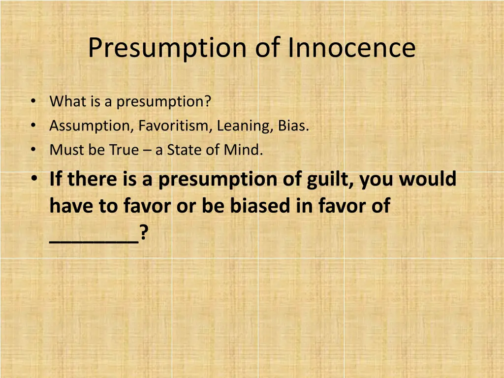 presumption of innocence 3