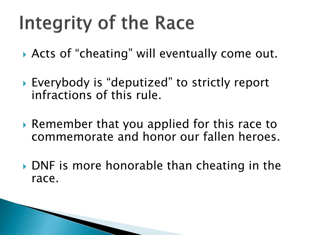 acts of cheating will eventually come out